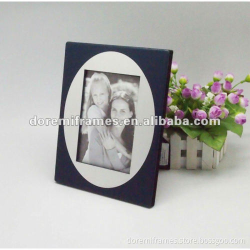 6inch Leather With Aluminum Photo Frame For Picture